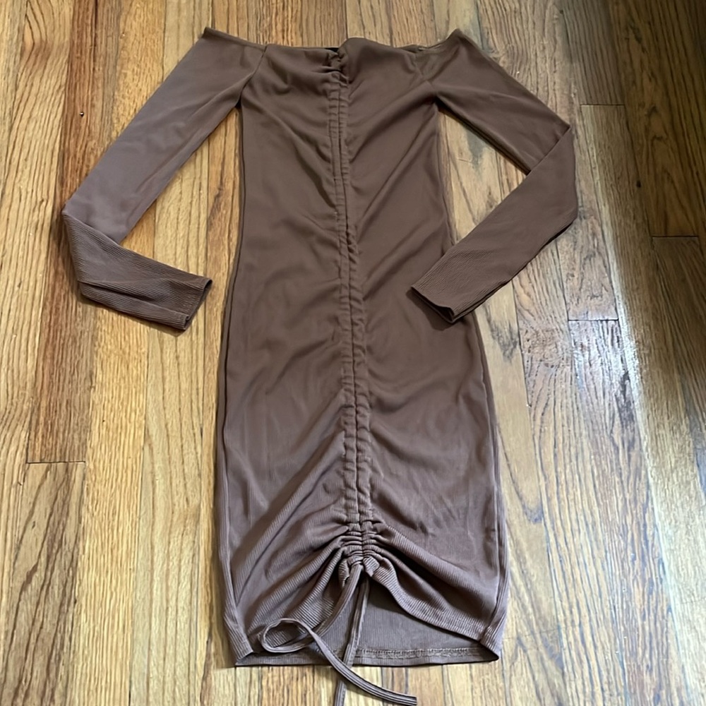 Prettylittlething Long Sleeve Dress.